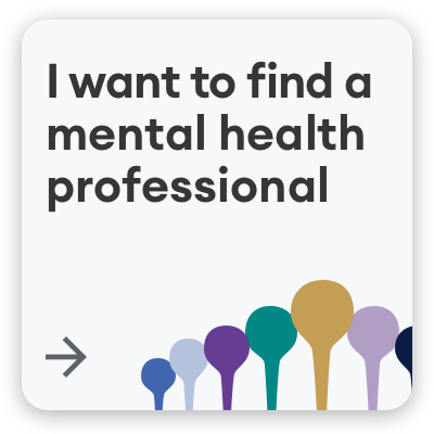 I want to find a mental health professional